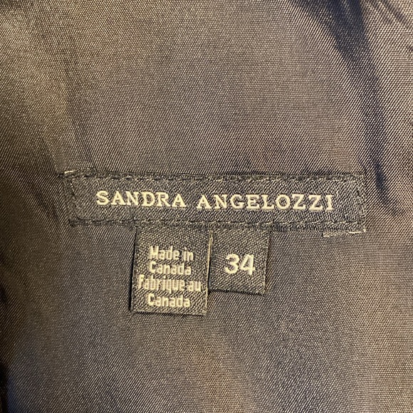 Sandra Angelozzi Crepe Sheath Dress - Black - Size 34 - Picture 3 of 4